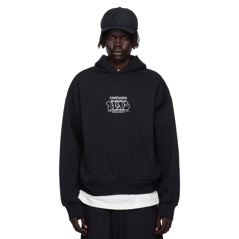 Birds 'Kiss Of Death' Onyx Ultra-Premium Oversized Hoodie