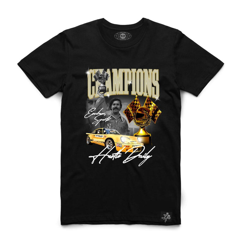 Hasta Muerte 'Racing Champion PB' T-Shirt (Black) - Fresh N Fitted Inc