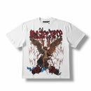 Rebel Minds 'Masterpiece Angel' Cropped T-Shirt (White) 610-11102 - FRESH N FITTED