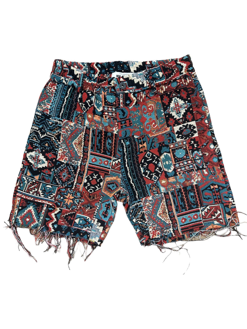 Majestik 'Tribal' Tapestry Jacquard Shorts (Tribal)