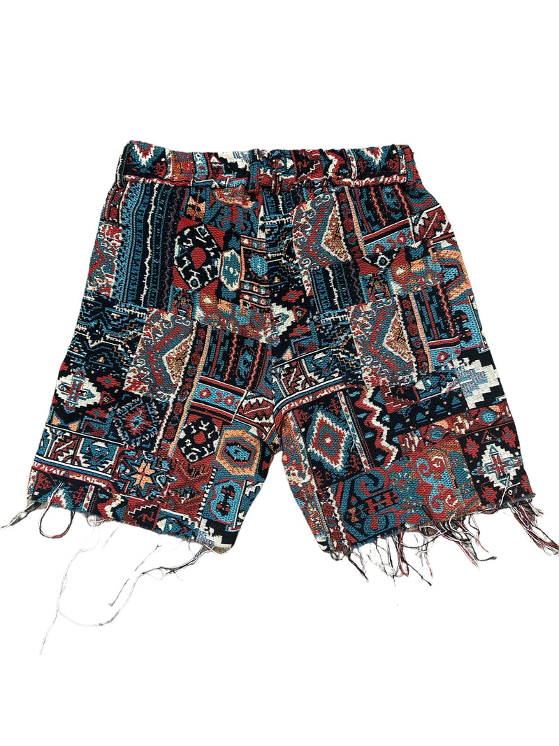 Majestik 'Tribal' Tapestry Jacquard Shorts (Tribal)