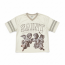 Papecut 'Saint' Cropped Jersey T-Shirt (Off White) A418FM - FRESH N FITTED