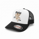 MUKA 'Divine' Trucker Hat (White/Black) T5516B - FRESH N FITTED