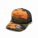 MUKA 'Money Talks' Trucker Hat (Orange Camo) T5471A - FRESH N FITTED