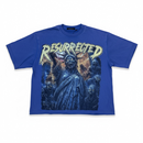 Rebel Minds 'Resurrected' F/T Cropped T-Shirt (Royal) 610-11192 - FRESH N FITTED