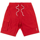 Makobi 'Adorni' Nylon Shorts (Red) M634 - FRESH N FITTED
