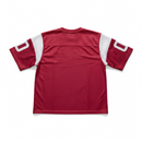 Rebel Minds 'Athletic Dept' Mesh Cropped T-Shirt (Red) 610-11153 - FRESH N FITTED
