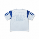 Rebel Minds 'Athletic Dept' Mesh Cropped T-Shirt (White) 610-11153 - FRESH N FITTED