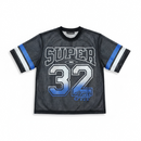 Rebel Minds 'Super 32' Mesh Cropped T-Shirt (Black) 610-11154 - FRESH N FITTED