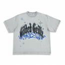 Smoke Rise 'Rhinestone Dystopia' Wide Crop Shirt (Grey) KT26S655 - FRESH N FITTED