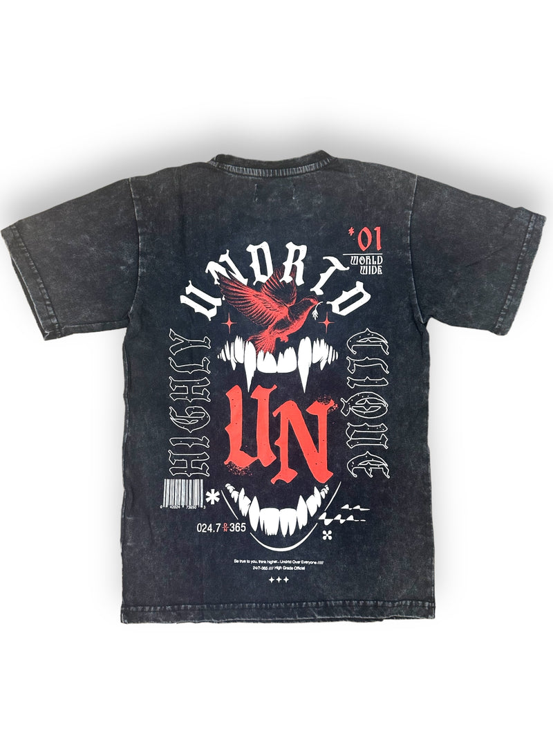 Highly Undrtd Kids 'Clique Part3' Tee (Black) US4113W-T/K - FRESH N FITTED-2 INC