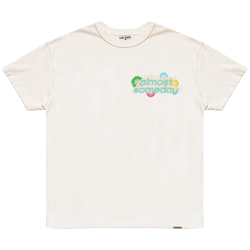 Almost Someday 'Alive' T-Shirt (Cream) Asc5-16 - FRESH N FITTED-2 INC