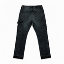 FWRD Kids 330387K/LK 'Karvin Crystal' Slim Straight Denim (Wash Blk) - FRESH N FITTED