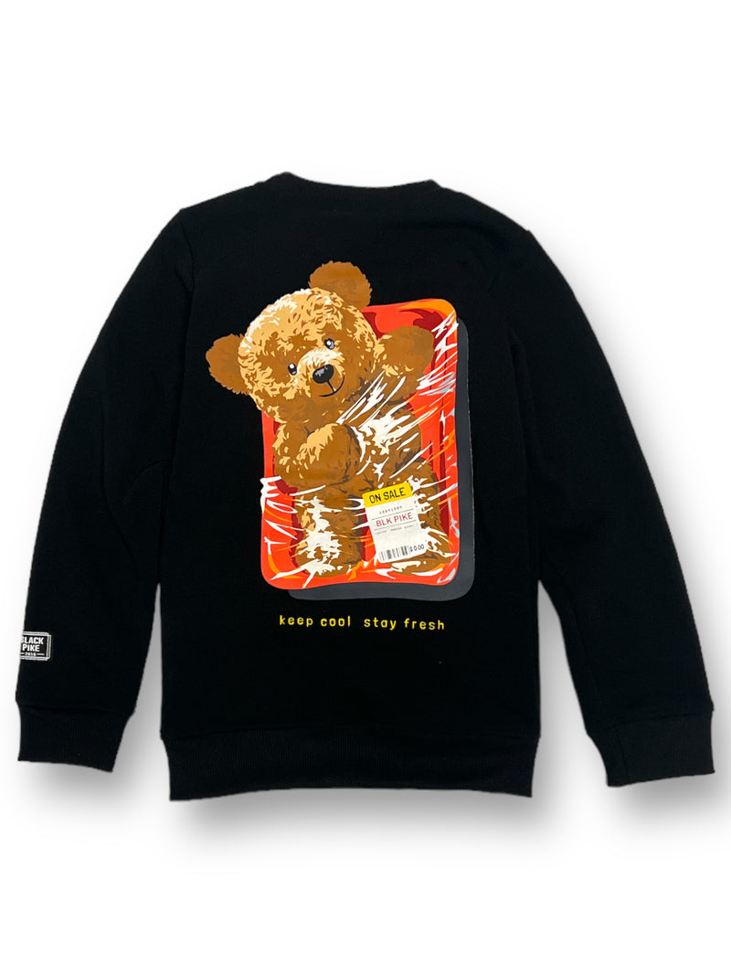 Black Pike Kids 'Keep Cool Stay Fresh' Crewneck - Fresh N Fitted Inc