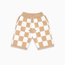 George V 'Knited' Shorts (Beige/White) GV2901 - FRESH N FITTED