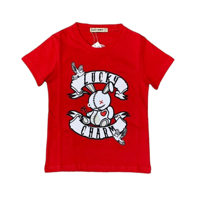 BKYS Kids 'LC Heaven' T-Shirt (Red) T1061 - FRESH N FITTED-2 INC