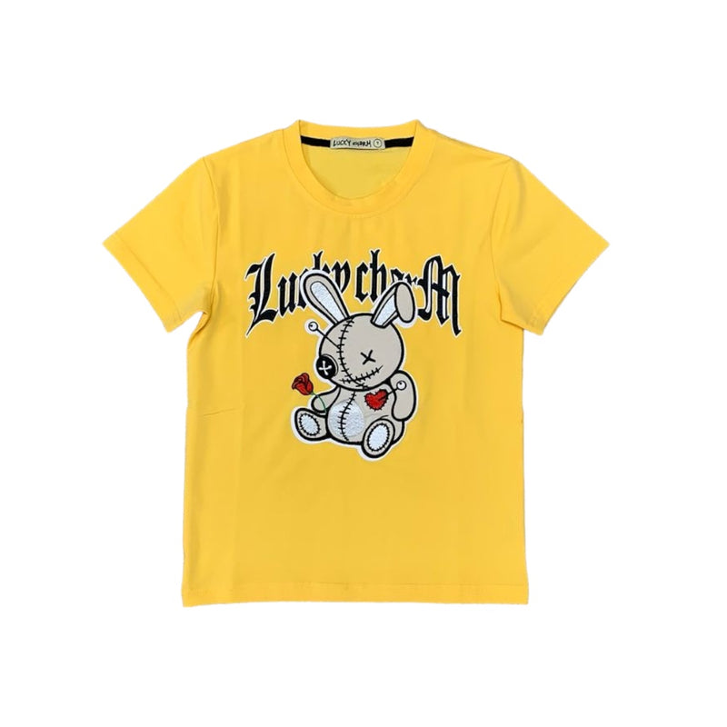 BKYS Kids 'LC Lucky Charm' T-Shirt (Banana) T1070B - FRESH N FITTED-2 INC