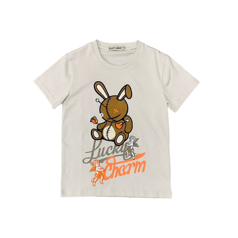 BKYS Kids 'Lucky Charm Angel' T-Shirt (Sand) T1072B - FRESH N FITTED-2 INC