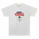 R3TRO WORLD 'Good Vibes' T-Shirt In White