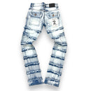 FWRD 'Patchwork True Stacked Denim' FW-33958A (Ice Blue) - FRESH N FITTED