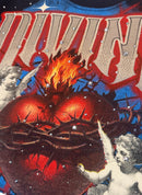 Highly Undrtd 'Divine' Legacy Perm 3/4 Sleeve Rhinestone Cropped T-Shirt (Black) HS6506
