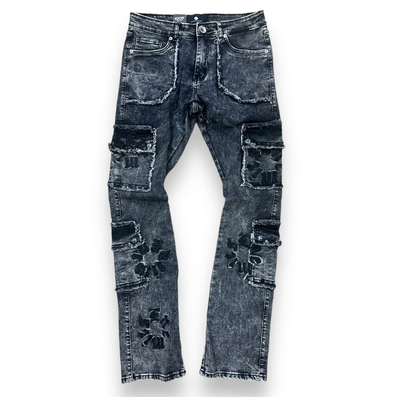 Focus "Enemies" Stacked Denim (Black Wash) 3579c