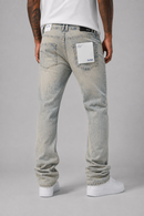 Switch Premium Wash Denim Pants in Sand, men's denim jeans with a relaxed fit and stylish wash, shown on a model.