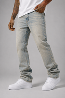 Switch Premium Wash Denim Pants in Sand, men's casual denim jeans with a relaxed fit and stylish wash, shown in the image.