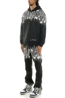 KDNK 'Believe' Stacked Sweatpants (Black) KNC015S - FRESH N FITTED