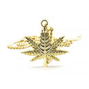 Mint 18K Gold Plated Fashion Leaf Chain/Charm