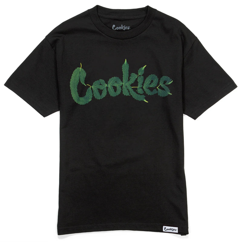 Cookies 'Leaf' T-Shirt (Black) CM244TSP49