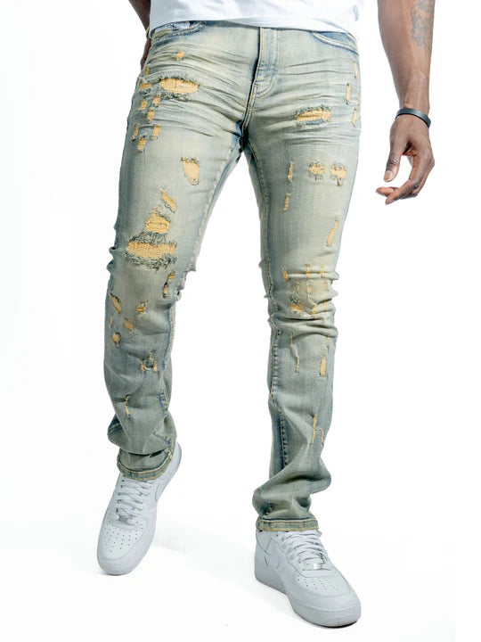 Makobi 'Bionco' Jeans (Dirt) M1753 - FRESH N FITTED