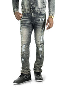 Makobi Prego Slim fit Jeans (Blk Wash) M1900