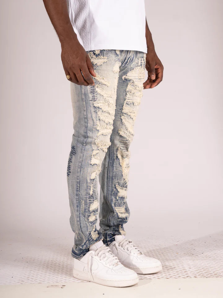 Makobi 'Parco' Denim (Light Wash) M1911 - Fresh N Fitted Inc