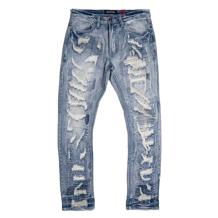 Makobi 'Parco' Denim (Light Wash) M1911 - Fresh N Fitted Inc