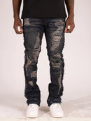 Makobi 'Danielli' Unzipped Denim (Vintage Wash) M1973 - Fresh N Fitted Inc