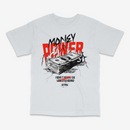 R3TRO WORLD 'Power' Tee (Silver) - FRESH N FITTED