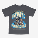 R3TRO WORLD 'Paradise' Tee (Charcoal) - FRESH N FITTED