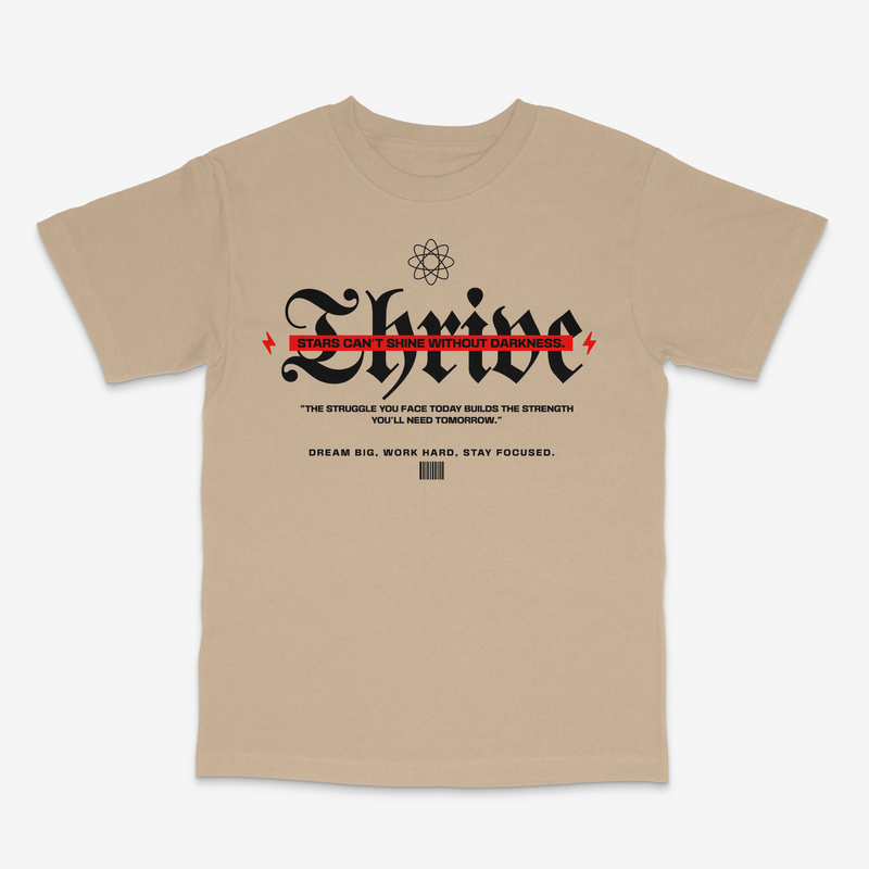 R3TRO WORLD 'Thrive' Tee (Sand)