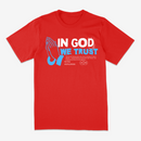 R3TRO WORLD 'In God We Trust' T-Shirt In Red