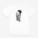 R3TRO WORLD 'Make Art Not War' T-Shirt In White