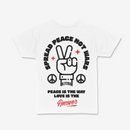 R3TRO WORLD Kids 'Spread Peace' Tee (White) - FRESH N FITTED