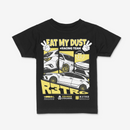 R3TRO WORLD Kids 'Eat My Dust' Tee (Black) - FRESH N FITTED