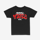 R3TRO WORLD Kids 'Good Vides' Tee (Black) - FRESH N FITTED