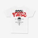 R3TRO WORLD Kids 'Good Vides' Tee (White) - FRESH N FITTED