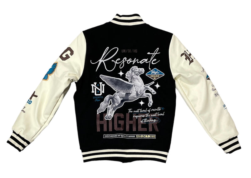 Highly Undrtd 'Resonate' Varsity Jacket - Fresh N Fitted Inc