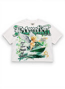 Papercut Kid's Redemption Cropped T-Shirt In White