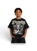 Papercut Kid's Kid's Kid's Eternity Cropped T-Shirt In Black