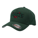 MUKA 'Hustle Rose' Snapback Hat (Dk. Green) S4424 - FRESH N FITTED