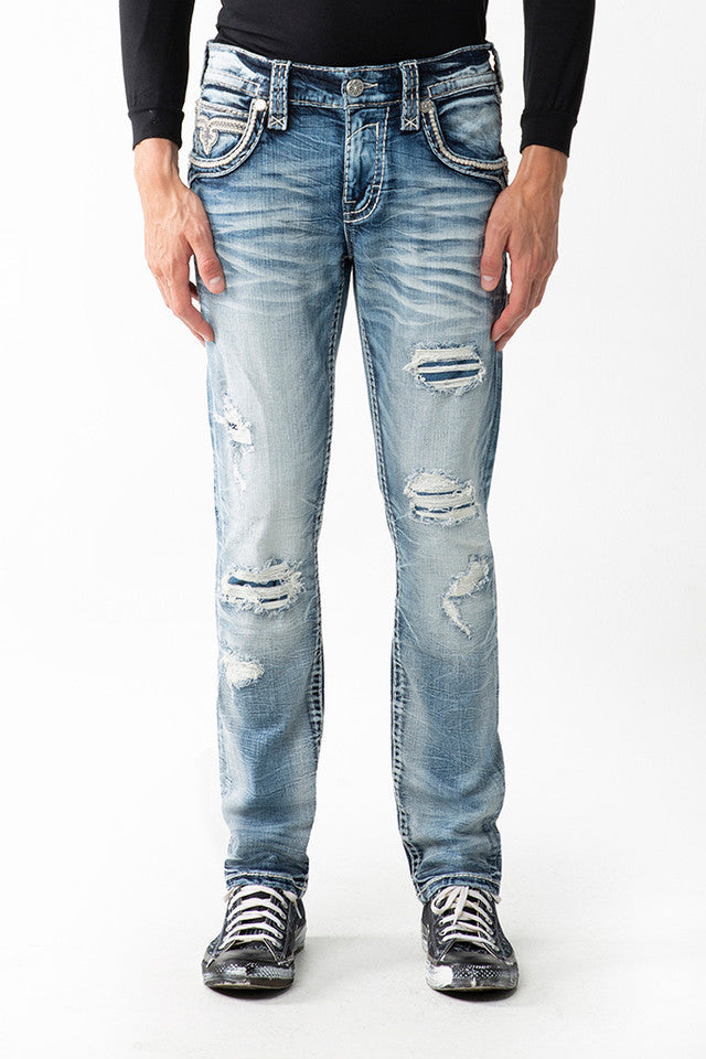 Rock Revival 'Kinsly' Alt. Straight Denim RP3690A202R - FRESH N FITTED-2 INC